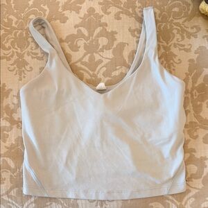 Lululemon Align Light Blue Sleeveless Crop Top